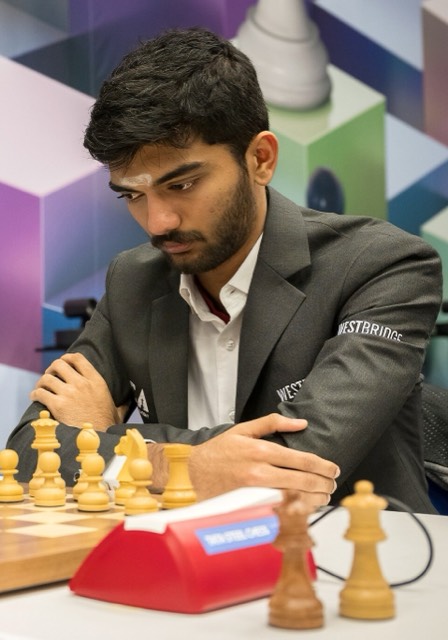 Gukesh Dommaraju photographié en 2025