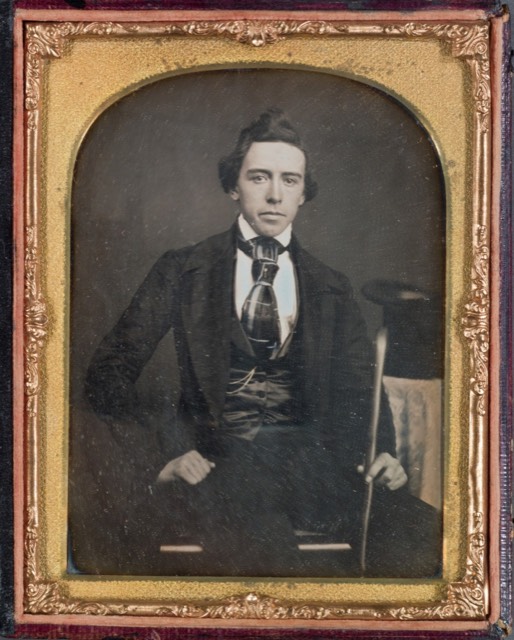 Daguerréotype de Paul Morphy réalisé entre 1857 et 1859