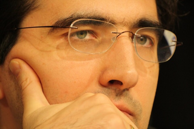 Vladimir Kramnik au championnat du monde de Bonn en 2008